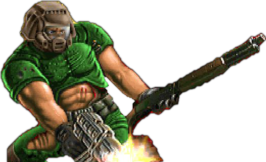 Doomguy - Doom Png (521x318), Png Download