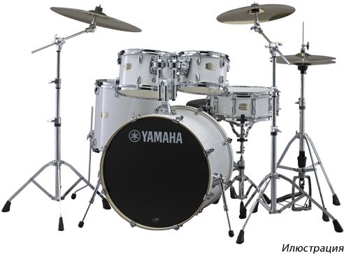 Yamaha Stage Custom Birch 5-piece Shell Pack With 20" (500x500), Png Download