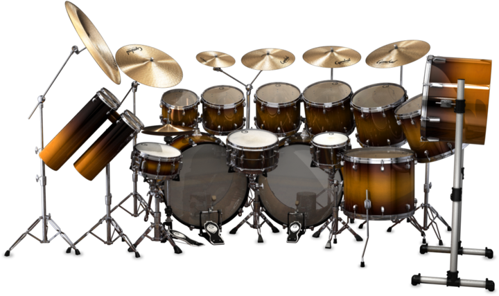 List Of Drum Pieces - Tama Simon Phillips Kit (720x428), Png Download