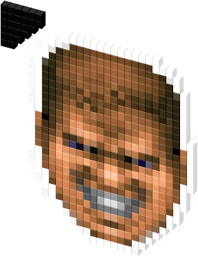 View Cursor On T-shirt - Doomguy (330x418), Png Download