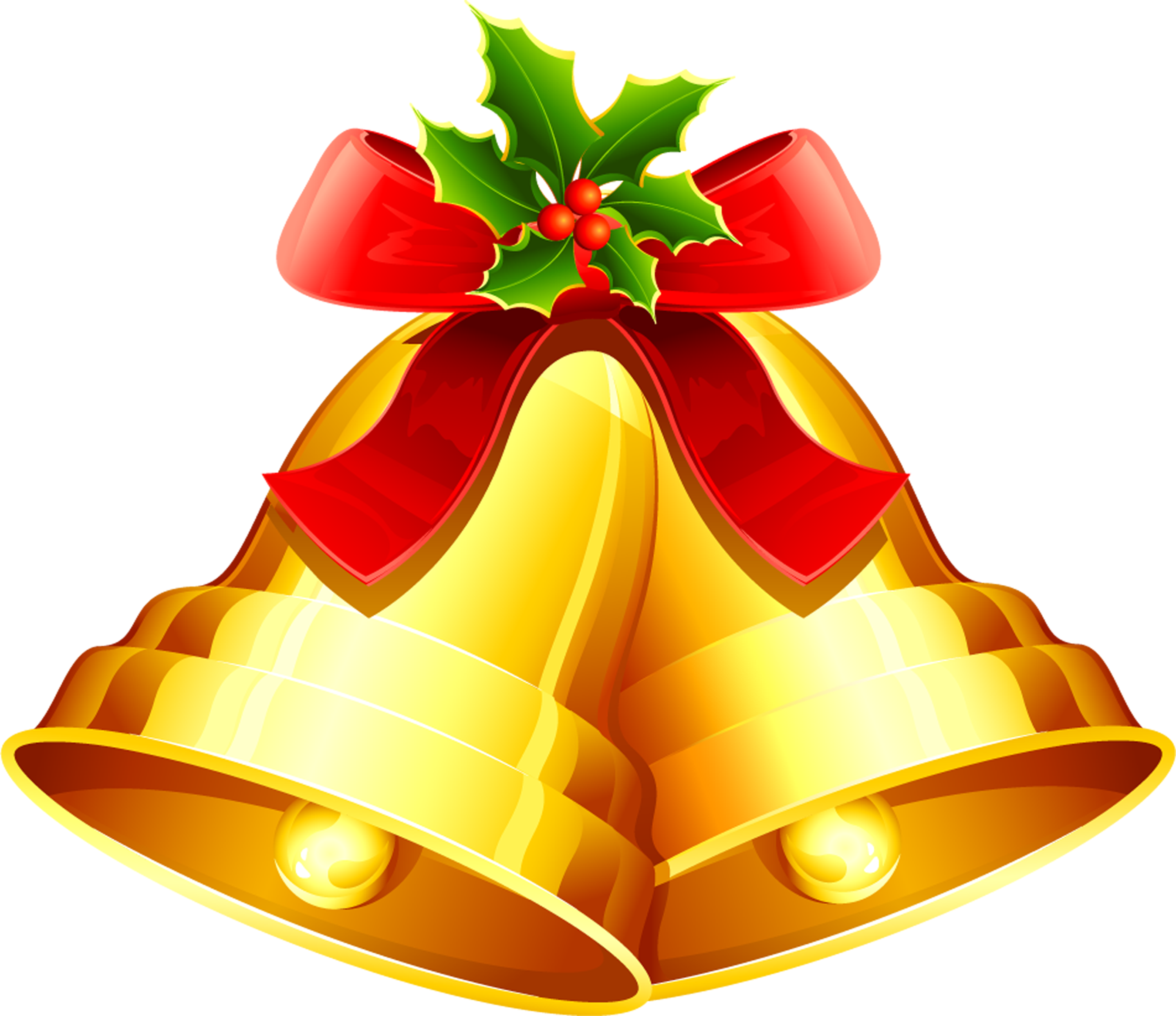 Christmas Bell Vector Png (2700x2333), Png Download