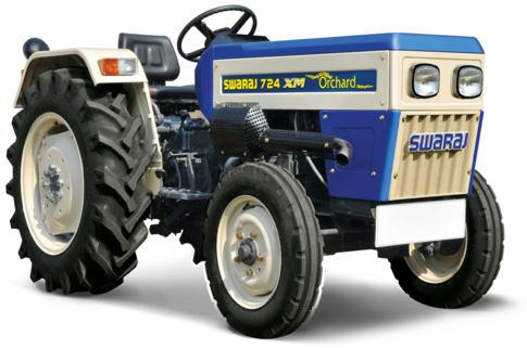 Swaraj Tractor - Swaraj 724 Xm Orchard (500x342), Png Download