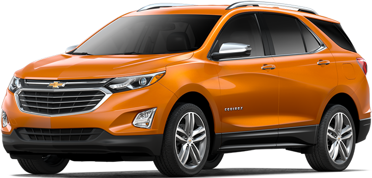 2019 Chevrolet Equinox Orange - Chevrolet Equinox (750x447), Png Download