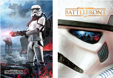 Star Wars Battlefront Preorder Bonus Poster - Poster Battlefront (475x314), Png Download