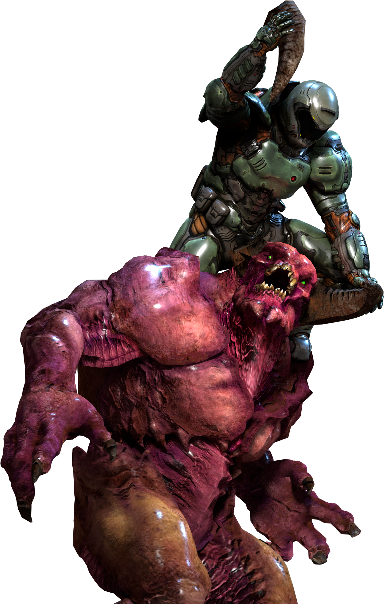 Png Freeuse Download The Barron Slayer Render Welcome - Doom Slayer Render (1920x1980), Png Download