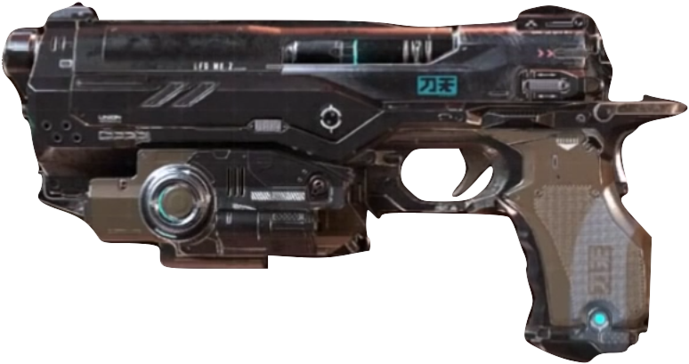 Directed-energy Handgun Which Is The Weakest Weapon - Iconic Video Game Guns (841x447), Png Download