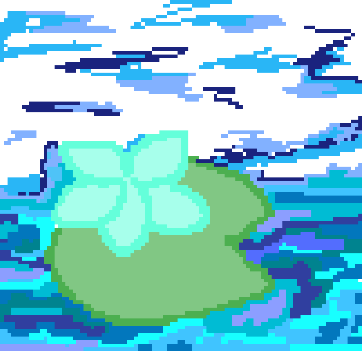 Lily Pad - Illustration (1200x1200), Png Download