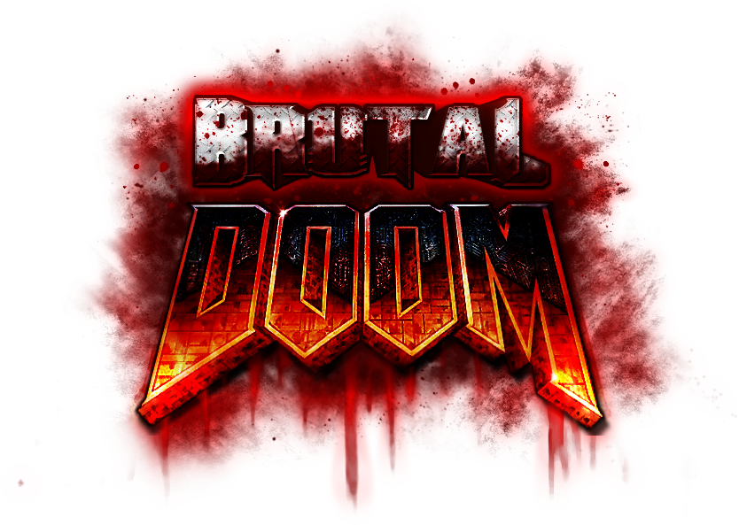 Welcome To Hell There's A Special Place For You Here - Brutal Doom Logo (834x593), Png Download