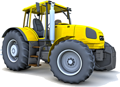 Tractor Auxiliary - Tractor 3d Model Free (400x300), Png Download