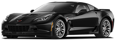 Chevrolet Clipart Transparent - 2019 Corvette Stingray Black (400x400), Png Download