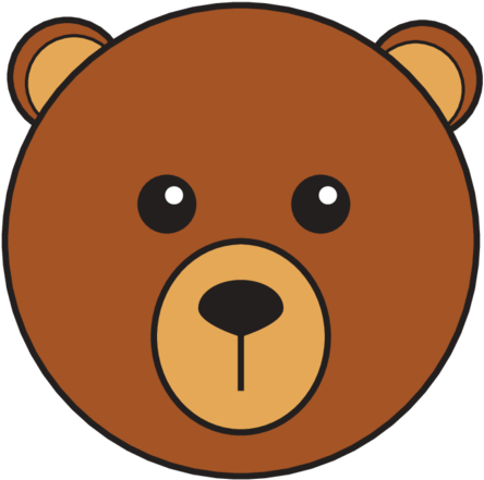 Animaru Brown Bear - Split Arrow (800x800), Png Download
