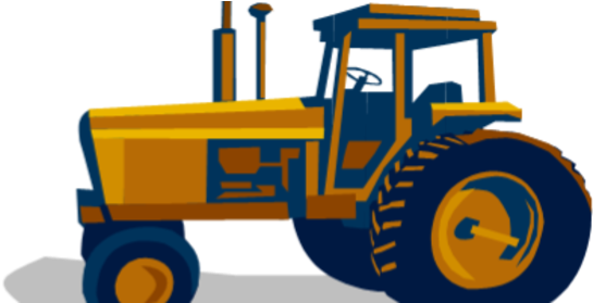 Tractor (555x278), Png Download