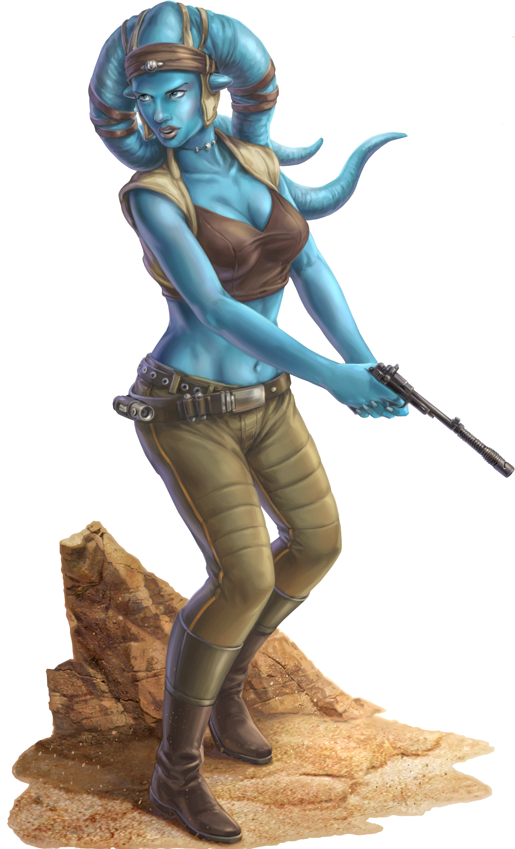 Transparent Alien Star Wars - Twi Lek From Star Wars (1800x2800), Png Download