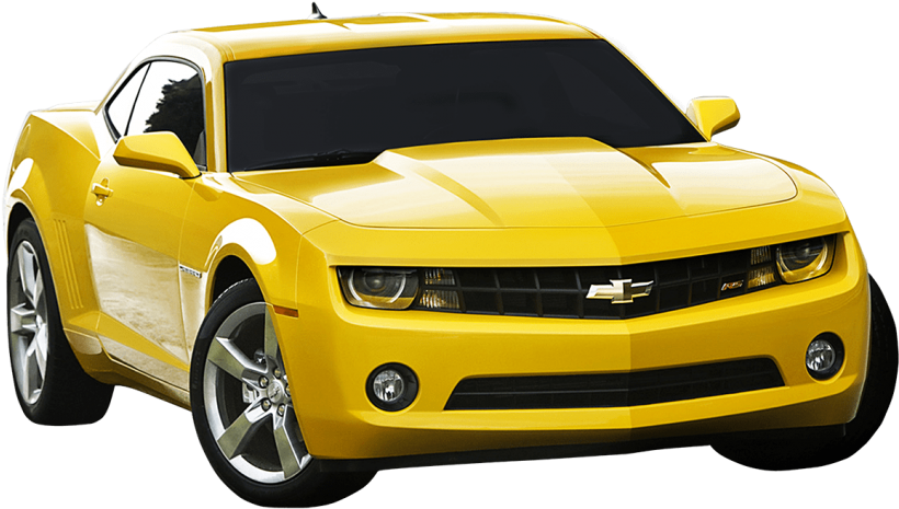 Free Png Chevrolet Camaro Png Images Transparent - Yellow Camaro Png (850x493), Png Download