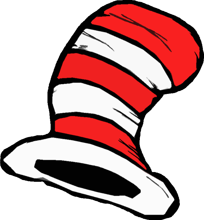 Dr Seuss Clip Art Hat - Clip Art Dr Seuss Hat (709x766), Png Download