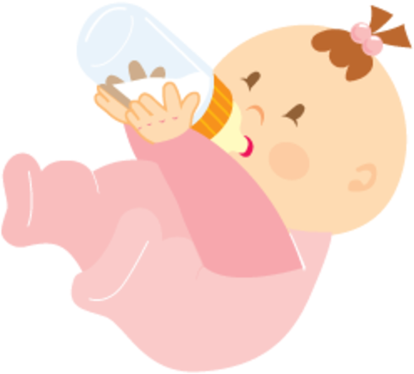 Image Library Cute At Getdrawings Com Free For Personal - Baby Girl Vector Png (600x600), Png Download