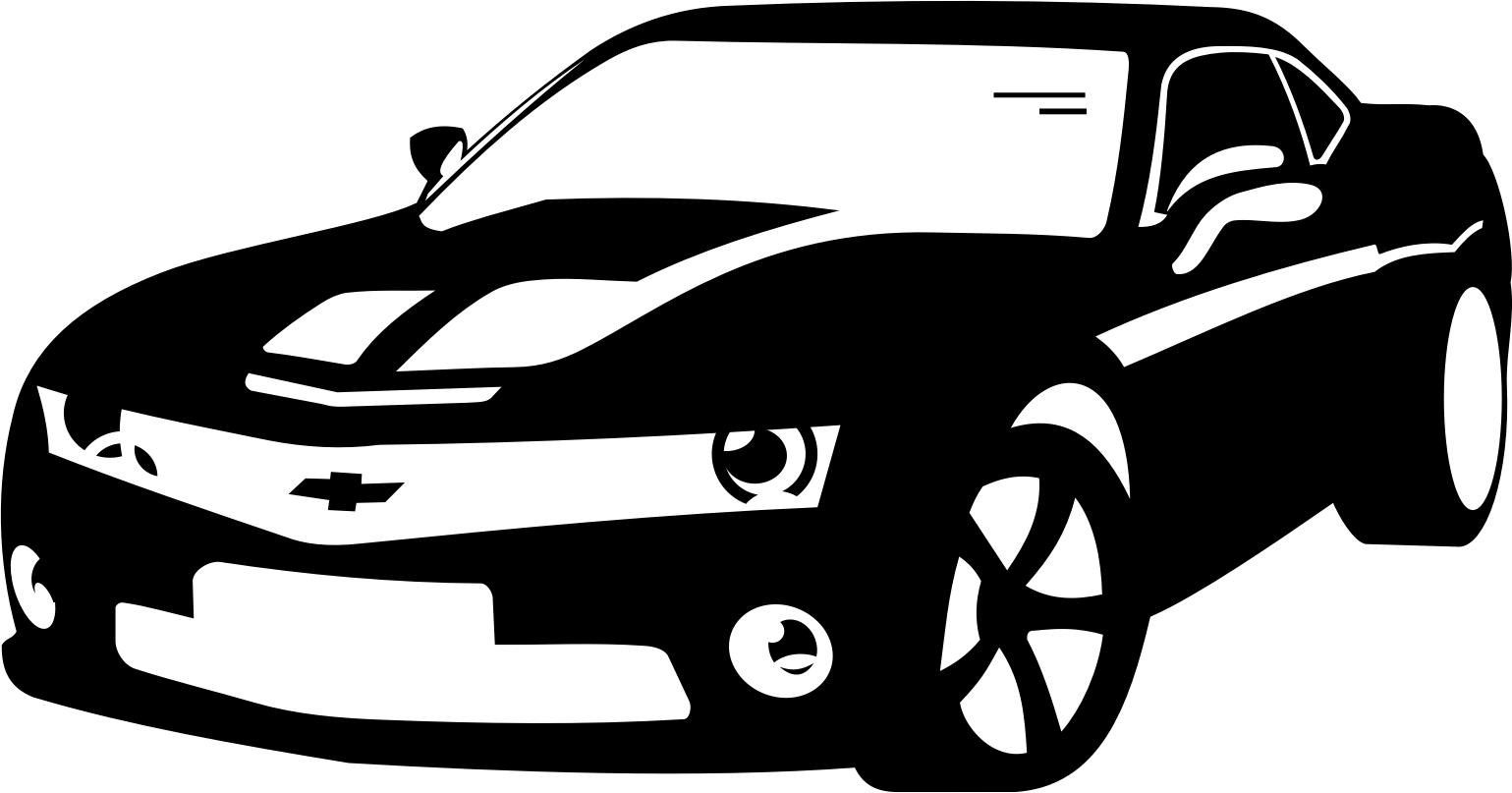 Chevrolet Corvette Clip Art Clip Art Library Png - Chevrolet Camaro (1539x807), Png Download