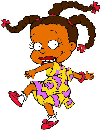 Susie Carmichael As A Little Girl - Black Girl From Rugrats (352x452), Png Download