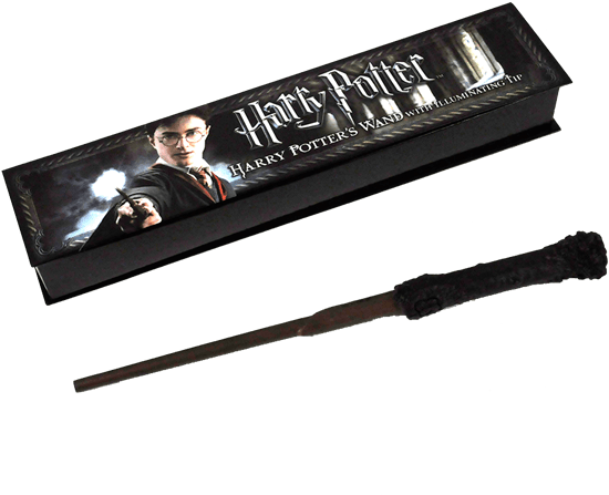 Noble Collection Harry Potter Illuminating Wand (600x600), Png Download