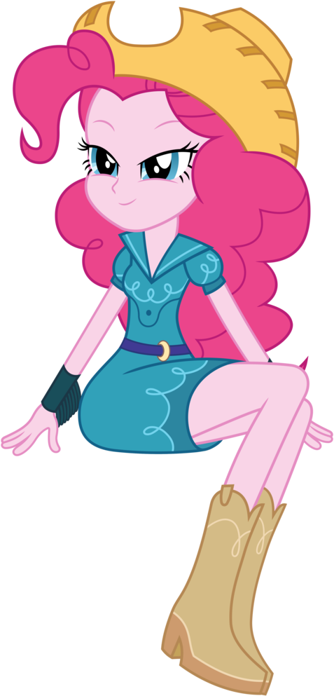 Artist Ponyhd Boots Cowboy Cowgirl Outfit - My Little Pony Equestria Girls Cowgirl (531x1024), Png Download