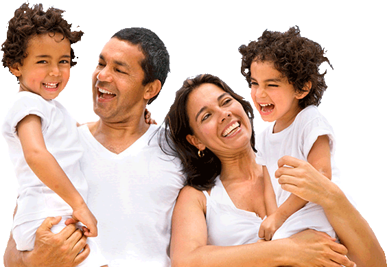 Happy Family At Their New Affordable Home - Simple Stub Moving Announcement | Moving Announcements (575x390), Png Download