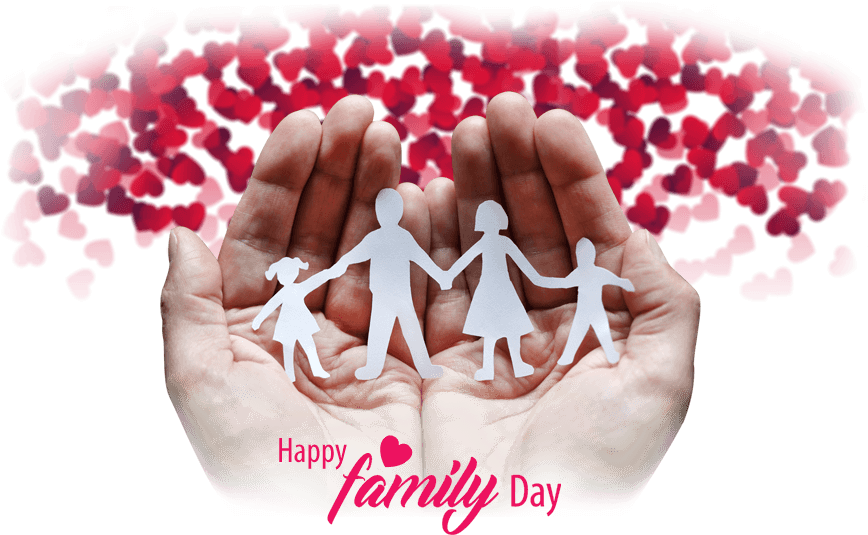 Happy Family Family Day (875x557), Png Download