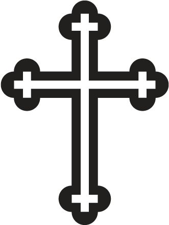 You Must Have An Account And Be Logged In To Be Able - Catholic Cross Black And White (440x440), Png Download