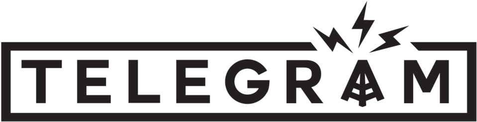 Telegram Tower Logo - Signage (1000x265), Png Download