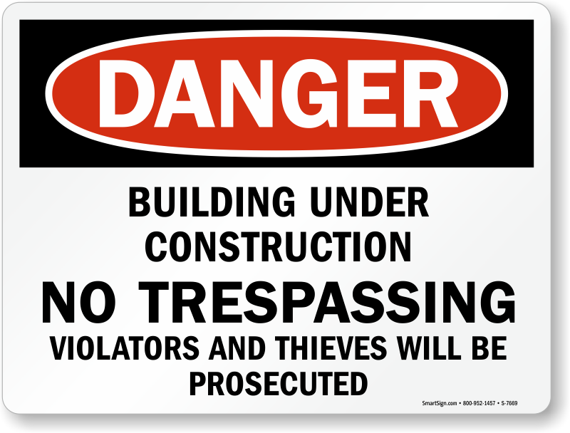 Zoom - Buy - Building Construction Construction Signages (800x608), Png Download