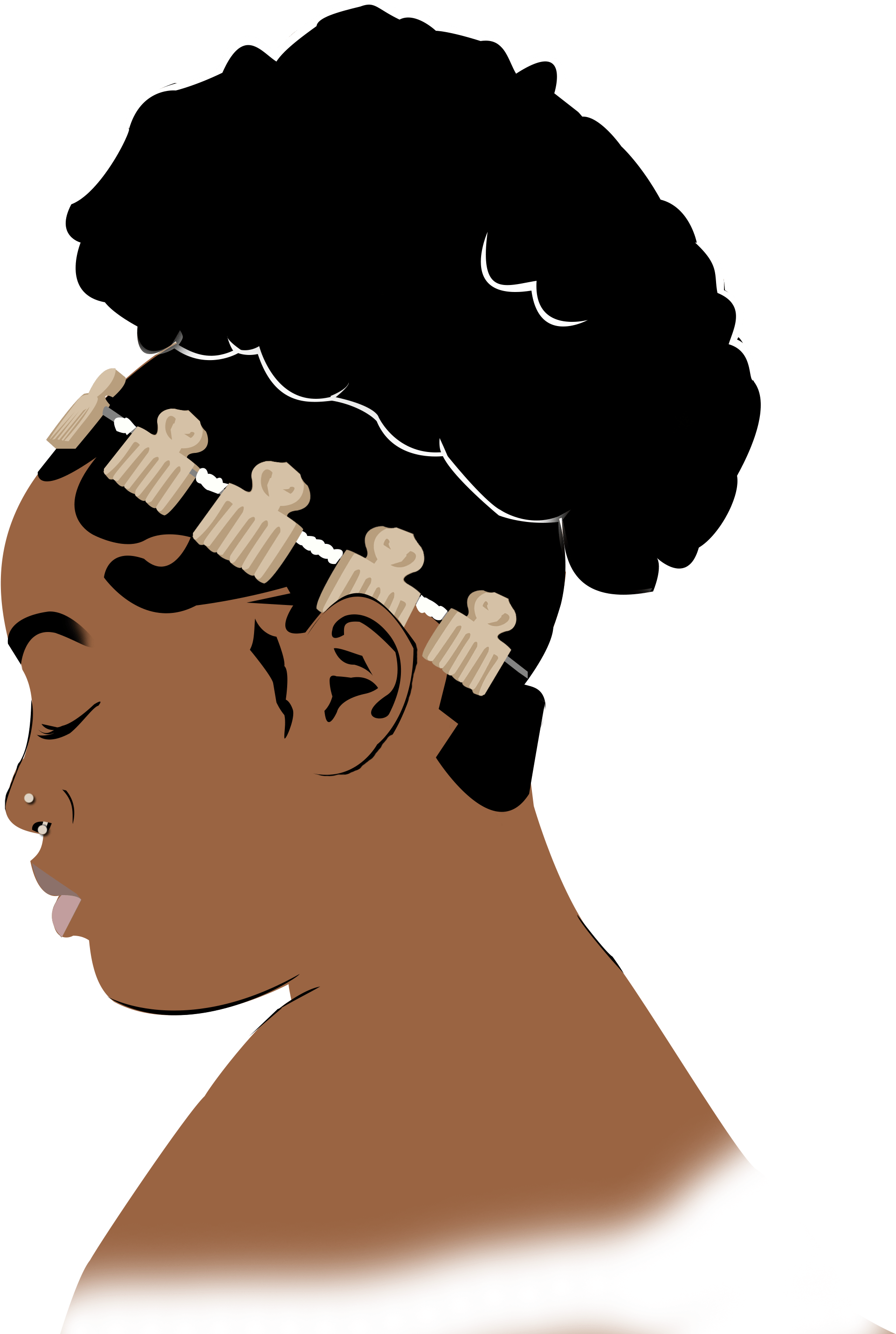 Shea Vector - Black Girl Magic Transparent (2250x3000), Png Download