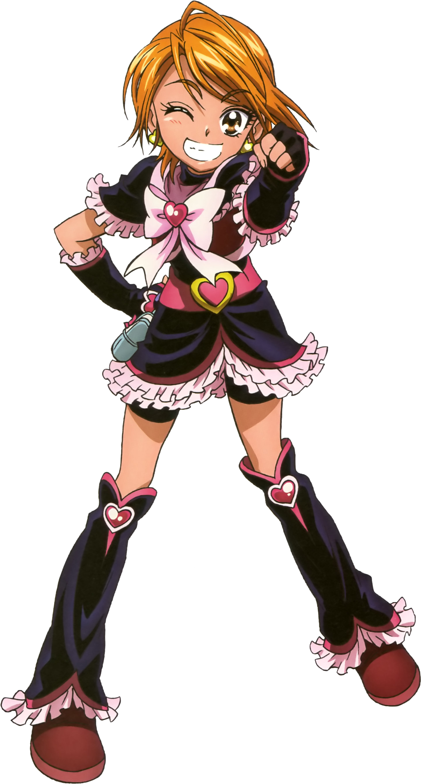 Pretty Cure All Stars Dx Cure Black Pose - Pretty Cure Black (1495x2748), Png Download