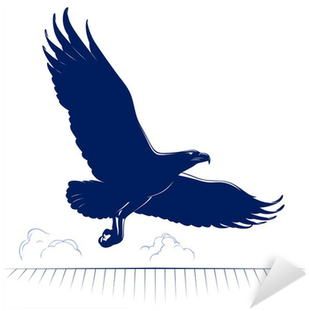 Aguila Volando Dibujo Tribal (400x400), Png Download