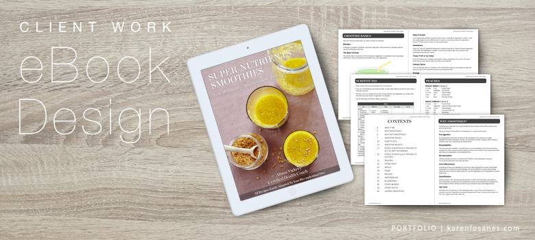 Ebook Design Smoothies, Soups And Supplement List - Design (780x350), Png Download