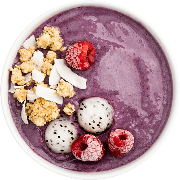 Acai Maqui - Smoothies Top View Png (690x690), Png Download