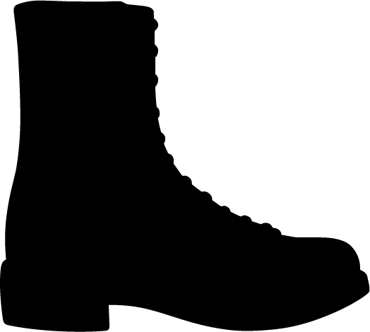 Combat Boot Clip Art - Boot Vector (524x470), Png Download