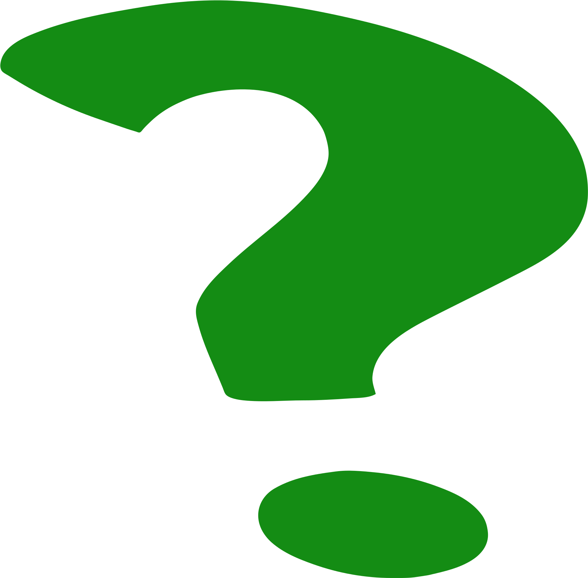 Question Mark Clipart Images Black And White - Green Question Mark Png (2000x2000), Png Download