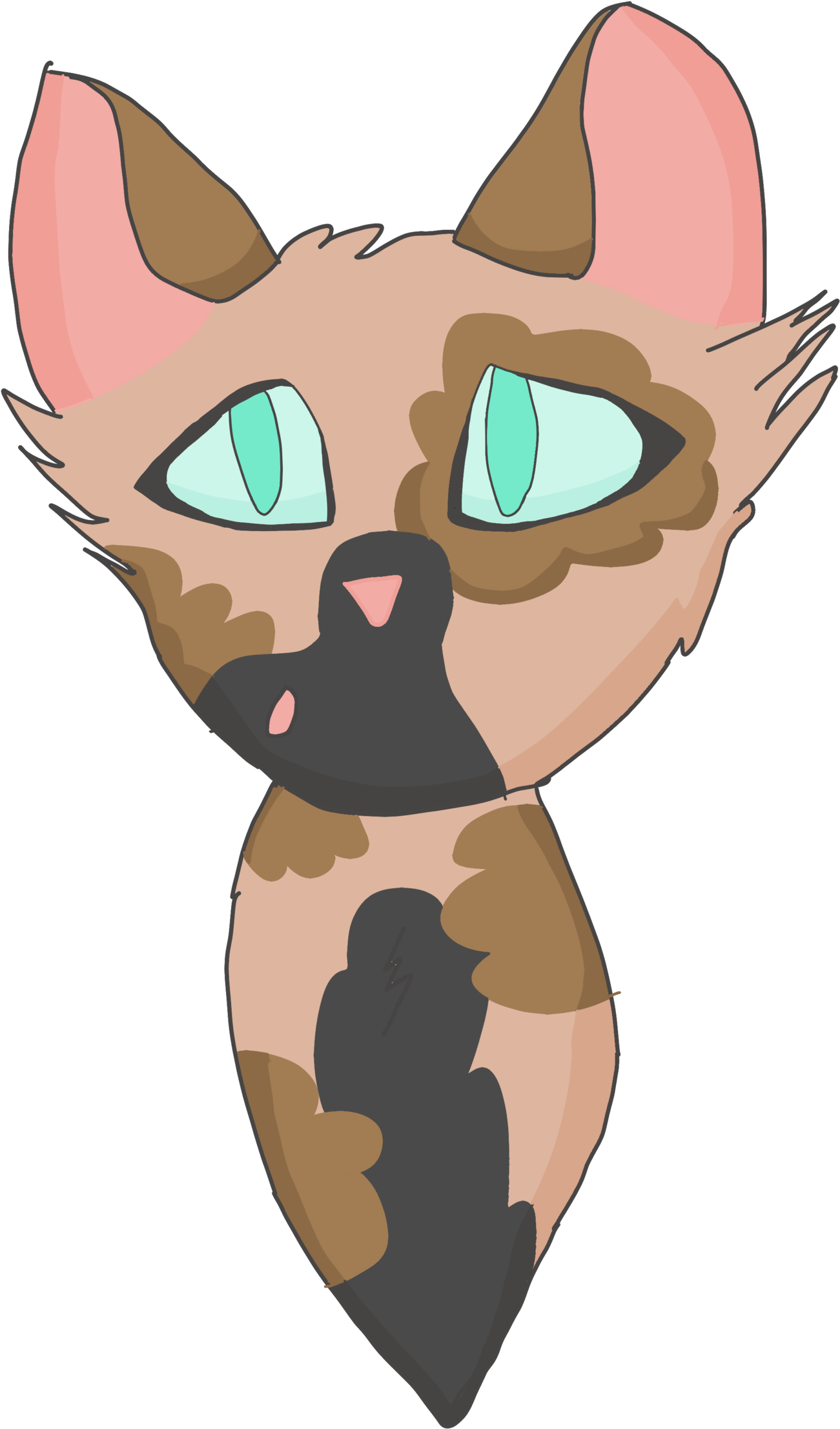 Cat Yawns (2000x2667), Png Download