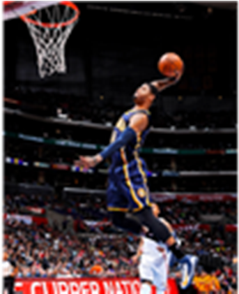 Nba Paul George Dunk PNG Image with No
