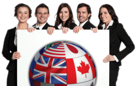 Studying Abroad May Seem Frightening, But It Is A Great - Ejecutivo Sosteniendo Cartel (527x350), Png Download