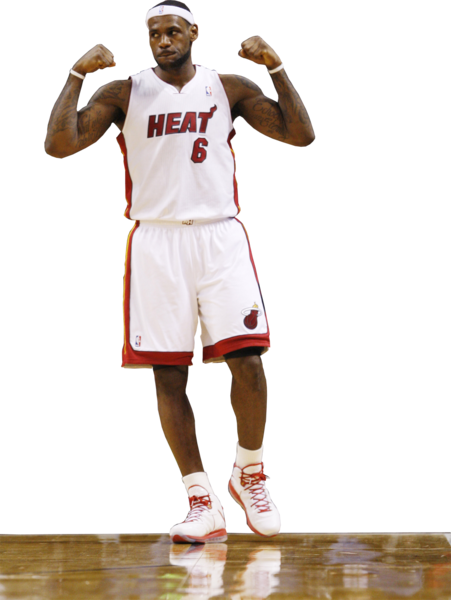 Lebron James Dunk Png Download - Phoenix Suns V Miami Heat: Lebron James (451x600), Png Download