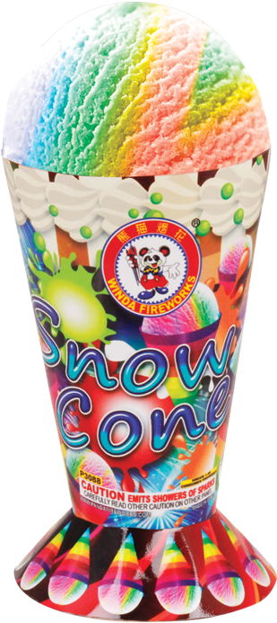 Snow Cone Winda Fireworks (418x800), Png Download