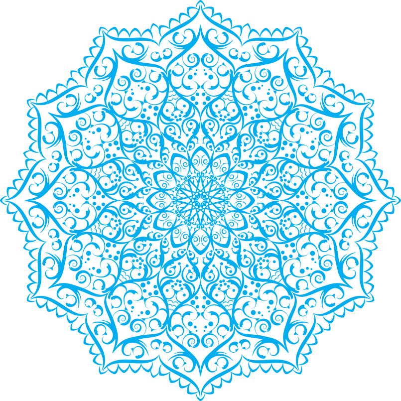 Lace Pattern Mandala - Mandala (805x805), Png Download