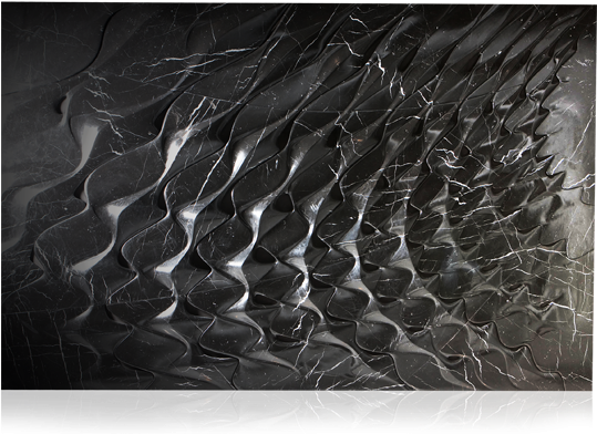 Photography By Tiziano Satorio - Zaha Hadid Wall Panels (548x495), Png Download