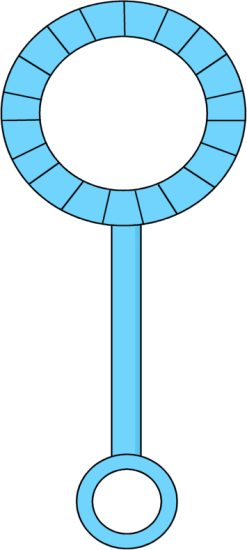 Clipart Royalty Free Stock Image Blue Bubble Clip Art - Bubble Wand Png (247x550), Png Download