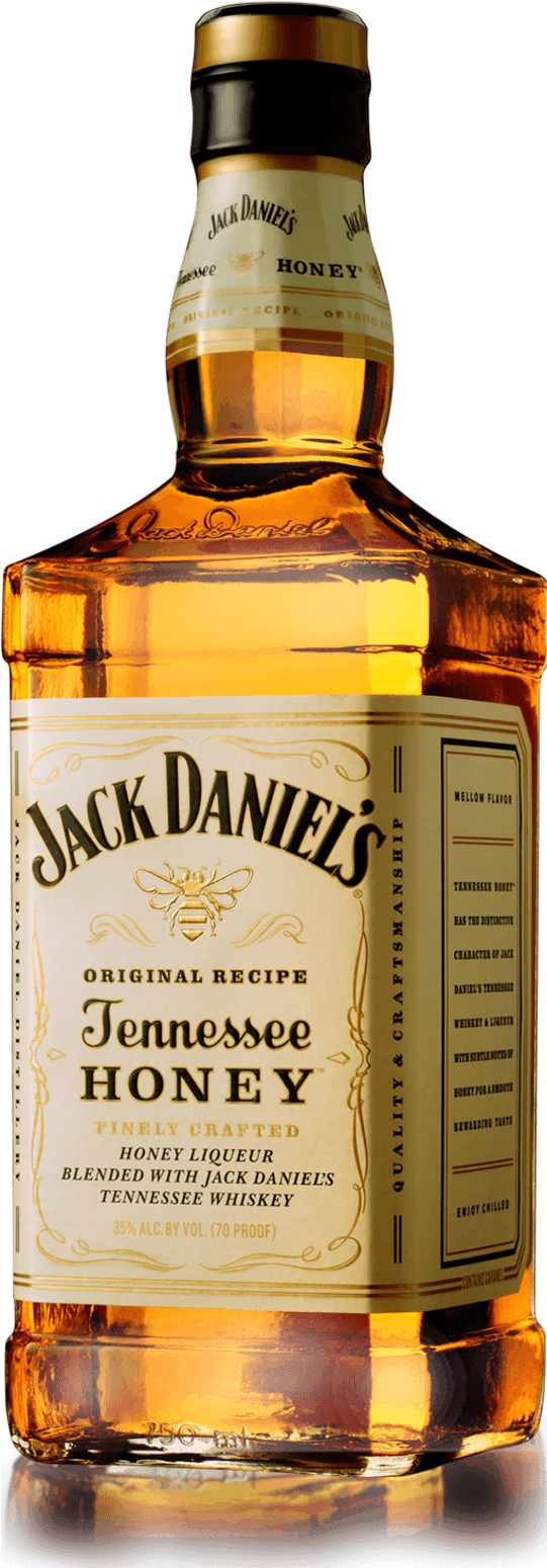 Jack Daniel's Tennessee Honey - Jack Daniel's Tennessee Honey Whiskey - 50 Ml Bottle (540x1576), Png Download