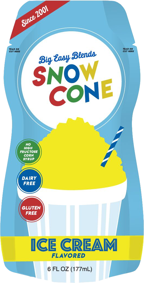 Snow Cone Ice Cream - Snow Cone (1500x1500), Png Download