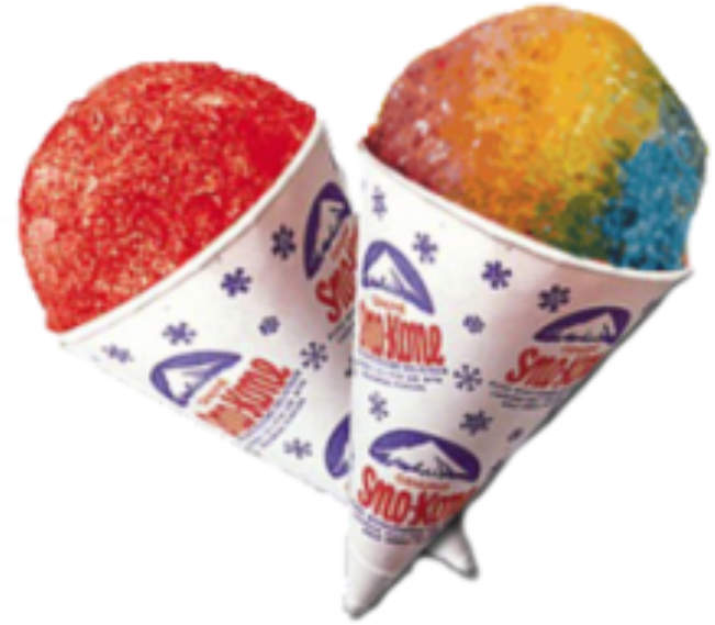 Snow Cone Supplies - Cotton Candy And Snow Cones (850x594), Png Download