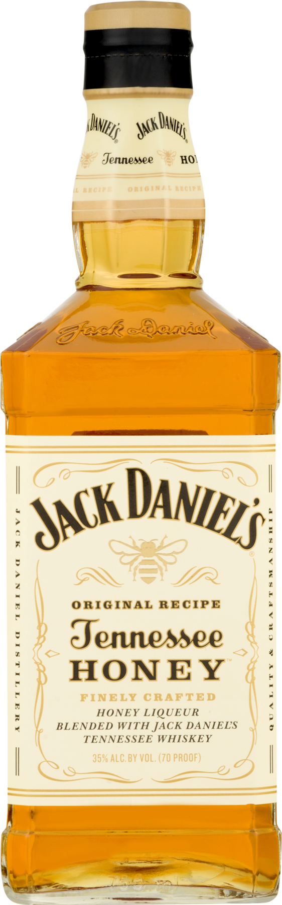 Jack Daniels Tennessee Honey Is A Blend Of Jack Daniels - Jack Daniels White Honey (1800x1800), Png Download