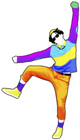 Jd19 Coach Fire 2 A3 - Just Dance (335x479), Png Download