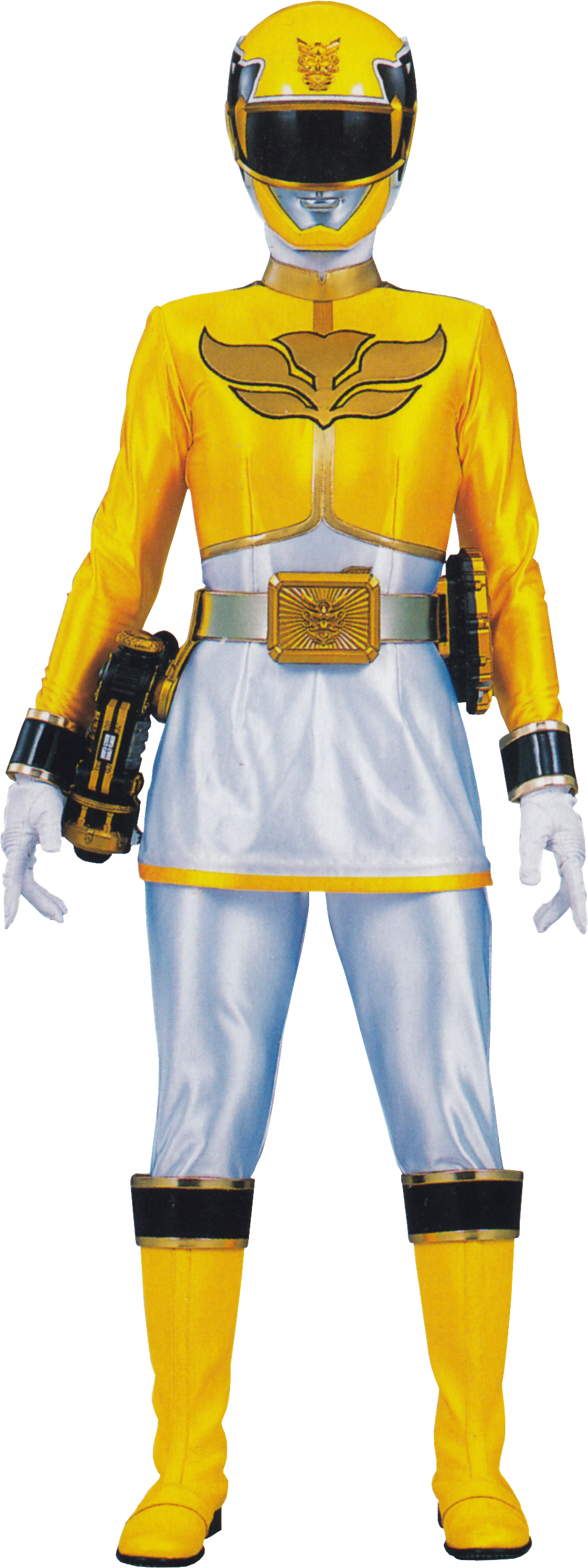 Gia Moran, Yellow Megaforce Ranger - Power Rangers Megaforce Yellow (1052x2658), Png Download
